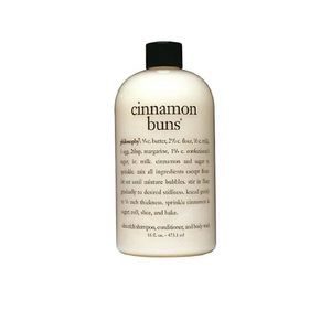 New Philosophy 3in1 Cinnamon Buns Shampoo Shower Gel & Bubble Bath 16oz